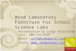 Wood Laboratory Furniture for Science Labs