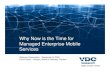 Why Now is the Time for Managed Enterprise Mobile Services