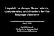 David Malinowski "Linguistic Landscape: New Contexts, Competencies, and Directions for the Language Classroom"