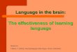 Language in the brain