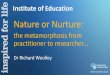 Nature or Nurture: the metamorphosis from practitioner to researcher - Richard Wooley