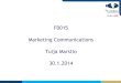 Introduction, marketing communications