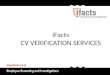IFACTS CV VERIFICATION SERVICES