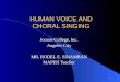 Human Voice Choral Singing
