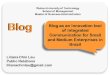 Blog as an Innovation tool of Integrated Communication