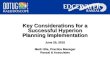 Key Considerations for a Successful Hyperion Planning Implementation