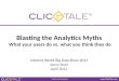 Blasting the analytics myths - what your users do vs. what you think they do, Clicktale