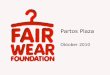 Presentatie Fair Wear over de kansen en uitdagingen in publiek-private samenwerkingsverbanden