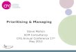 5E - Prioritising & managing - Steve Mahon
