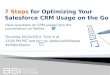 7 Steps for Optimizing Your Salesforce Usage CRM On the Go