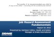 Job Hazard Assessment Fundamentals