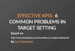 Effective KPIs: 6 common problems in target setting and how to solve them