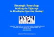 Strategic Sourcing: Walking the Tightrope in Developing Sourcing Strategy