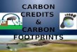 Carbon credits and carbon footprints