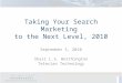 Taking Your Search Marketing