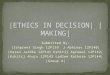 Ethics in Decision Making