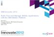 IBM  mobile strategy at Innovate 2012