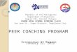Gft peer coaching program