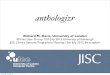 JISC Anthologizr project