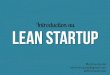 Intro lean startup 20130521