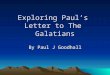 Galatians.Ppt Chapter 1