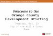Orange County Development Briefing
