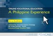 TVET Education Online - A Philippine Experience with TESDA
