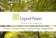 Power Conservation Technology Integration Webinar