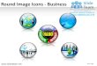 Round image icons ideas concepts icons powerpoint presentation slides