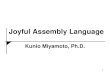 Joyful assembly language - Assembly Language Tanka