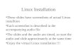 Fedora linux installtion