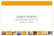 Lesley Deynes, Programme Director, Mercy Corps