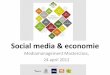 social media & economie voor Masterclass Mediamanagement Hasselt