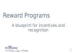 Reward programs - Blue Print for Incentives