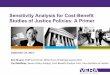 Sensitivity Analysis for Cost-Benefit Studies of Justice Policies: A Primer