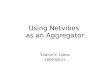 Using Netvibes as an Aggregator