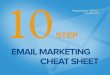10 Step Email Marketing Cheat Sheet
