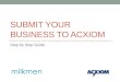 Submit your Business to Acxiom