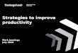 Strategies to improve NHS productivity