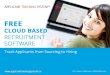 FREE Cloud based Recruitment Software
