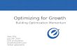 Optimizing for Growth - Building Optimization Momentum
