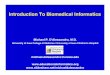 Introduction to Biomedical Informatics