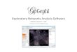 Gephi: Exploratory networks analysis software