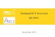 Thailand ICT Overview Q2 2013