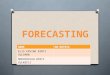 Forecasting presentation