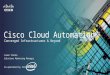 Cisco Cloud Automation