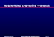 Requirements Engineering Processes in Software Engineering SE6