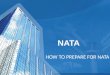 How To Prepare for NATA