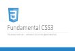 Fundamental CSS3
