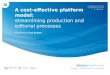 A cost-effective platform model: streamlining production and editorial processes